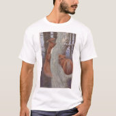 リス (Sciurus vulgaris) Tシャツ (正面)