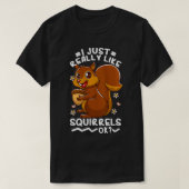 リス Tシャツ (デザイン正面)