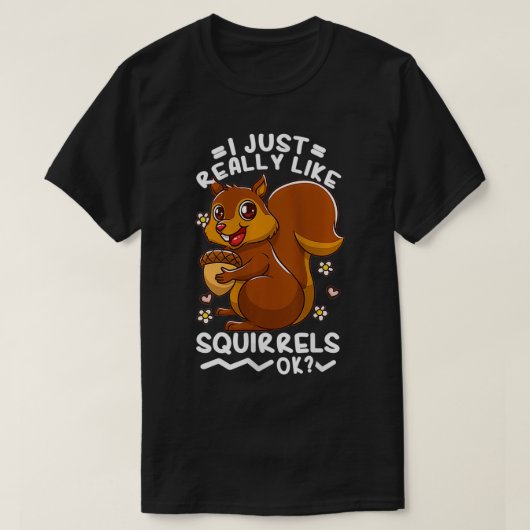 リス Tシャツ (デザイン正面)
