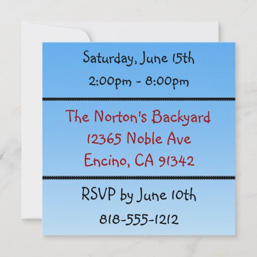 リスBBQ招待状 招待状 (裏面)