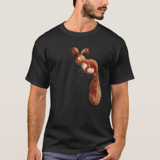 リスI野生動物リス Tシャツ