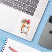 リスMAGAステッカーをピーナッツ シール (ノートパソコンとiPhone)