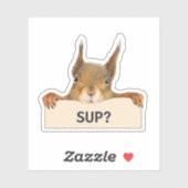 リスSUP?カスタム文字切り出し シール (シート)