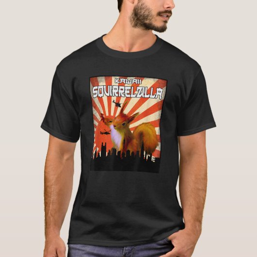 リスZillaリス衣服かわいいリスTee Kaw Tシャツ (正面)
