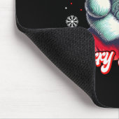 リズおもしろいマメリースリズサンタクロースChrimas Cos マウスパッド (コーナー)