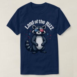 リズの国 トランプ アライグマ 7月4日 サタイア Tシャツ