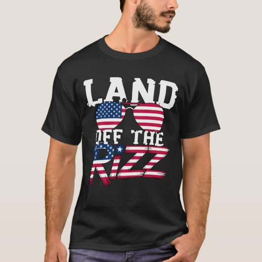 リズの国 - 面白い7月4日のデザイン Tシャツ (正面)