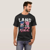 リズの国 - 面白い7月4日のデザイン Tシャツ (正面フル)