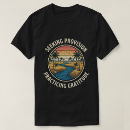 リズクを求め、シュクルを実践する Tシャツ