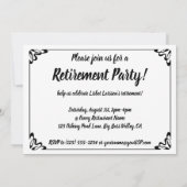 リズベット魚釣りby Carl Larsson，退職パーティー 招待状 (裏面)