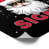 リズマメリースシグマスサンタクリスマス ポスター (角)