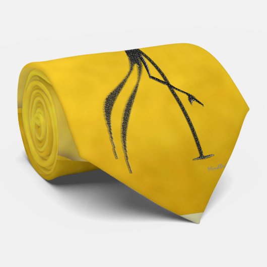 リズミカルなクレーン ネクタイ (ロール)