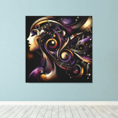 リズミカルな本質 キャンバスプリント (インサイチュ (ウッドフロア))