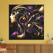 リズミカルな本質 キャンバスプリント (インサイチュ (リビング))