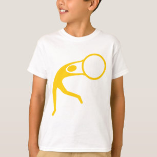 リズミカル体操姿 – 琥珀 Tシャツ