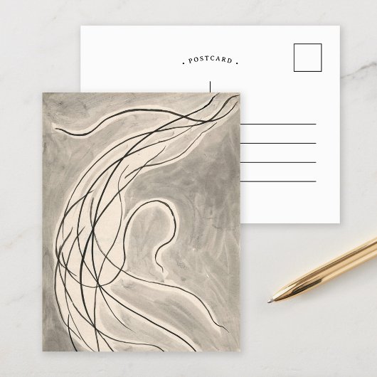 リズミカル線 | Abraham Walkowitz ポストカード