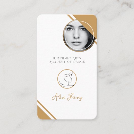 リズミカル |ダンス 名刺 (正面)