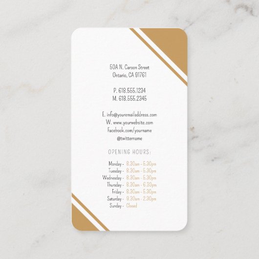 リズミカル |ダンス 名刺 (裏面)