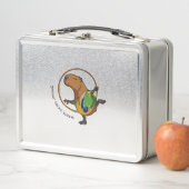 リズミッおもしろいク体操選手フープ漫画キャピバラ メタルランチボックス (インサイチュ)