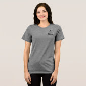 リズムある決意 意図ある生き方 Tシャツ トライブレンドTシャツ (正面全面)