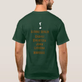 リズムとルーツ メンズTシャツ Tシャツ (裏面)