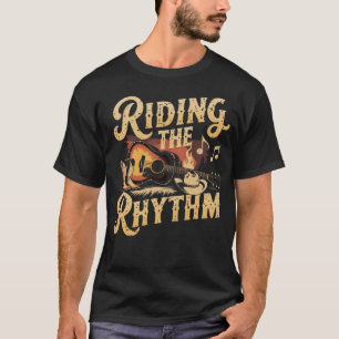 リズムに乗る – カントリー・ミュージック・ラバー・ギフト Tシャツ