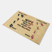 リズムに優れた足を消去 ドアマット (アングル)