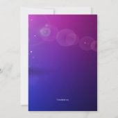 リズムに合わせて踊る  招待状 (裏面)