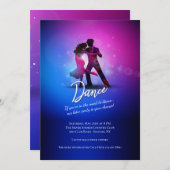リズムに合わせて踊る  招待状 (正面/裏面)