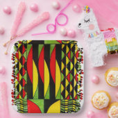 リズムの入った色のスプラッシュ ペーパープレート (パーティー)