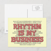 リズムは私の仕事だ ポストカード (正面/裏面)