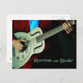 リズムアンドブルースギターポストカード ポストカード (正面/裏面)