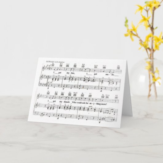 リズムカ得ード カード (黄色い花)