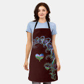 リズムハート エプロン (着用した状態)