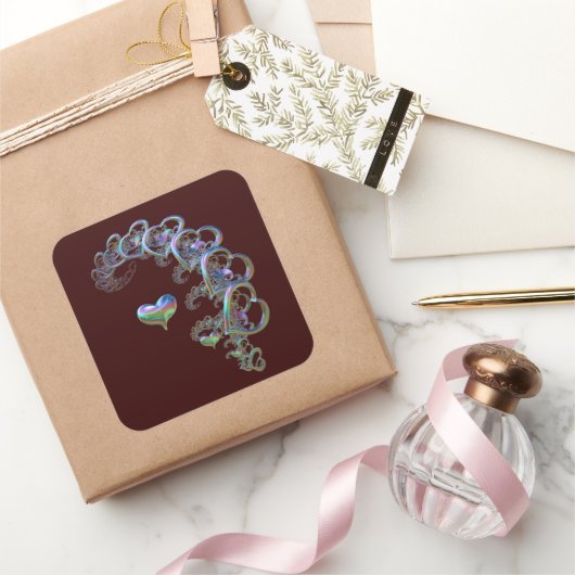 リズムハート スクエアシール (ギフト)