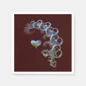 リズムハート スタンダードカクテルナプキン (正面)