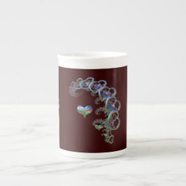 リズムハート ボーンチャイナマグカップ