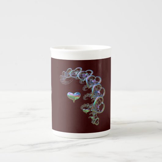 リズムハート ボーンチャイナマグカップ (正面)