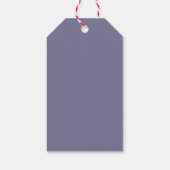 リズムパープル無地のプレーンカラー ギフトタグ (裏面)