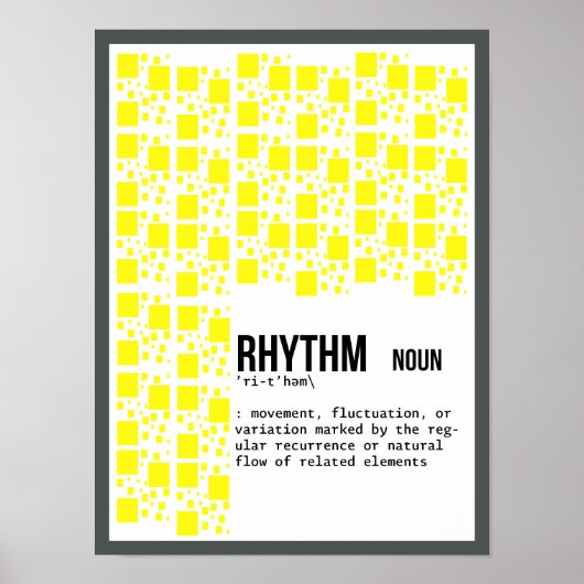リズムポスター ポスター (正面)