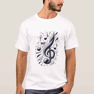 リズム調和:浮動ミュージカル注 Tシャツ