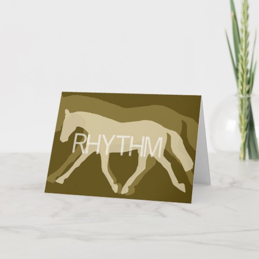 リズム5x7の挨拶状 カード (正面)