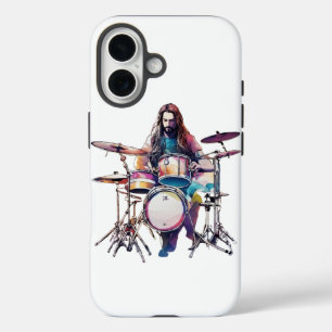 リズム・イン・モーション:ドラマー・パフォーマンス・ポスト iPhone 16ケース