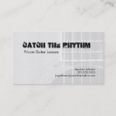 リズム-近い1 --に追いついて下さい 名刺 (裏面)