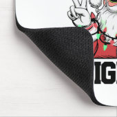 リズメリーマシグマスサンタクロースおもしろいクリスマス マウスパッド (コーナー)