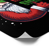 リズメリーマスシおもしろいグマスGen – アルファX-mas Santa ポスター (角)