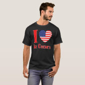 リズ・チェイニーが好き Tシャツ (正面フル)