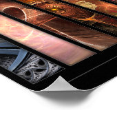 リズ・モルナーのフラクタル・アート ポスター (角)