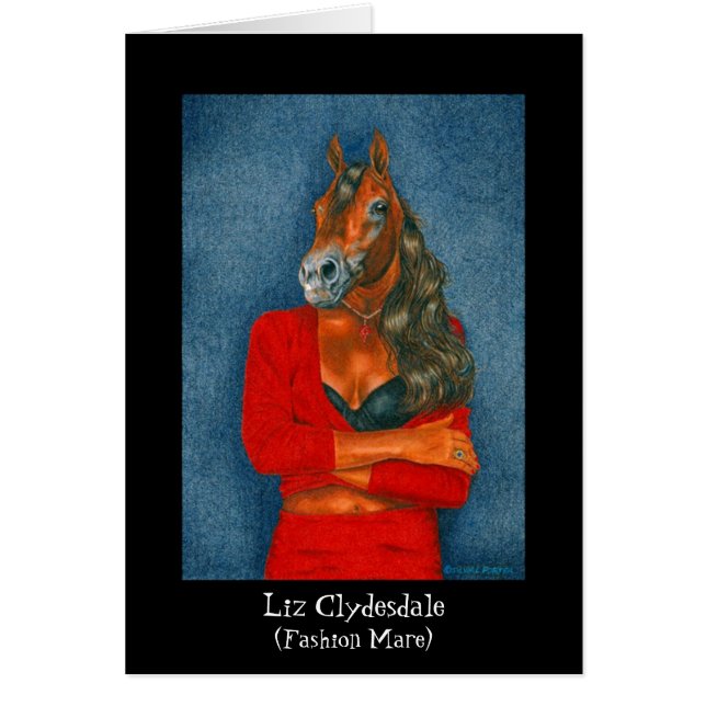 リズClydesdale (ファッションのロバ) (正面)