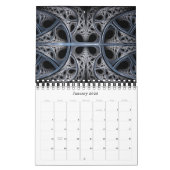 リズMolnarのフラクタルの芸術 カレンダー (1月 2026)